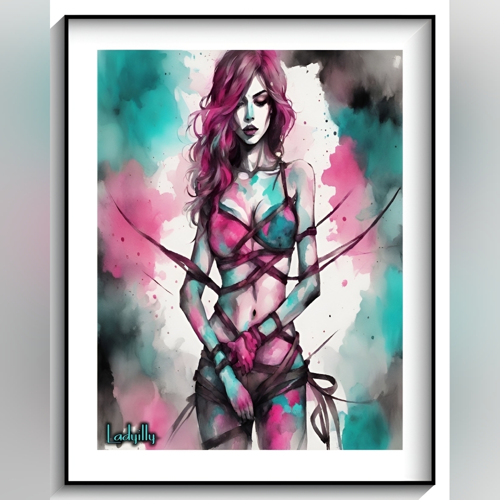 Ladyilly Luxx Framed Wall Art 8.5"×11"